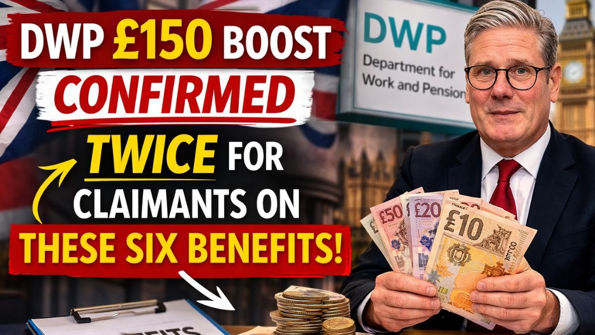 DWP £150 Boost Confirmed Twice for Claimants on These Six Benefits